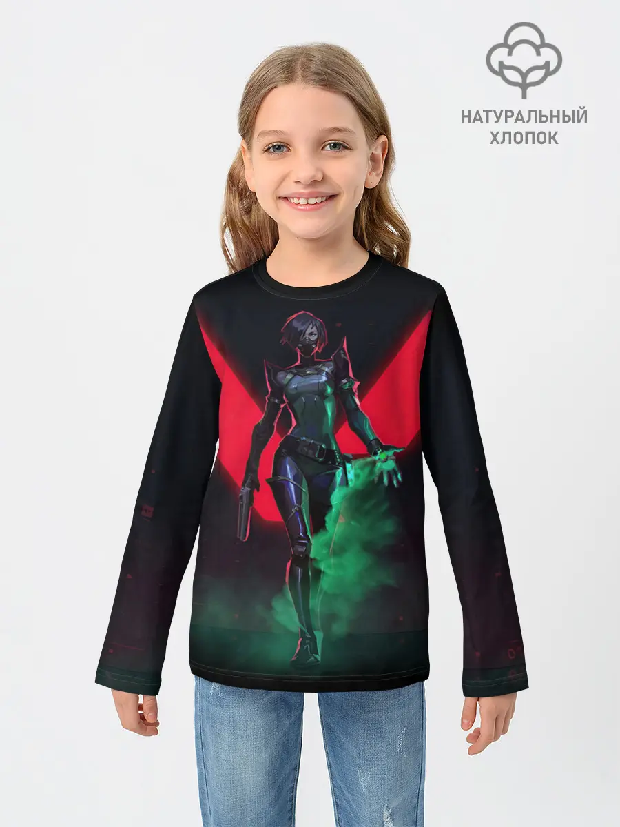 Детский лонгслив / Viper Valorant