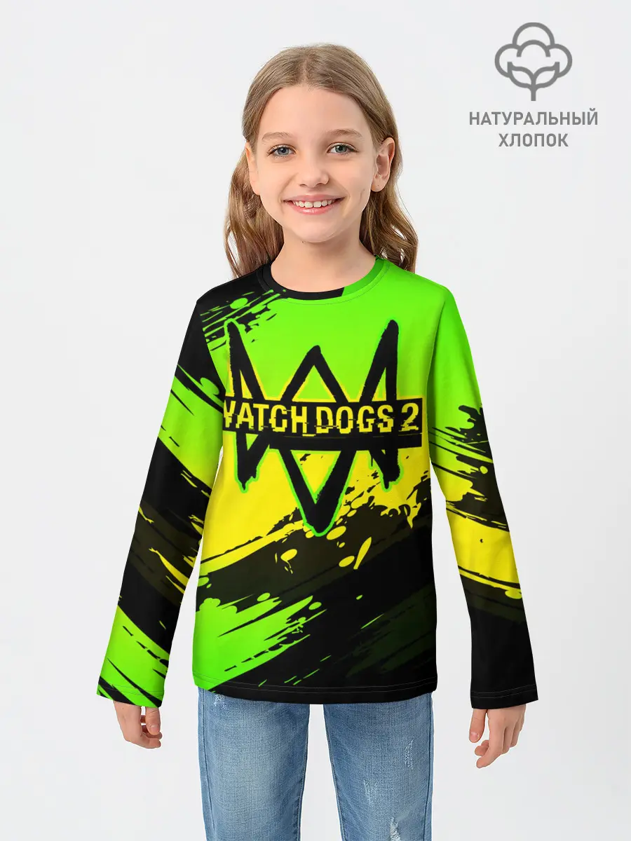 Детский лонгслив / WATCH DOGS