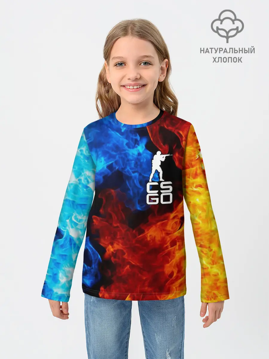 Детский лонгслив / COUNTER STRIKE
