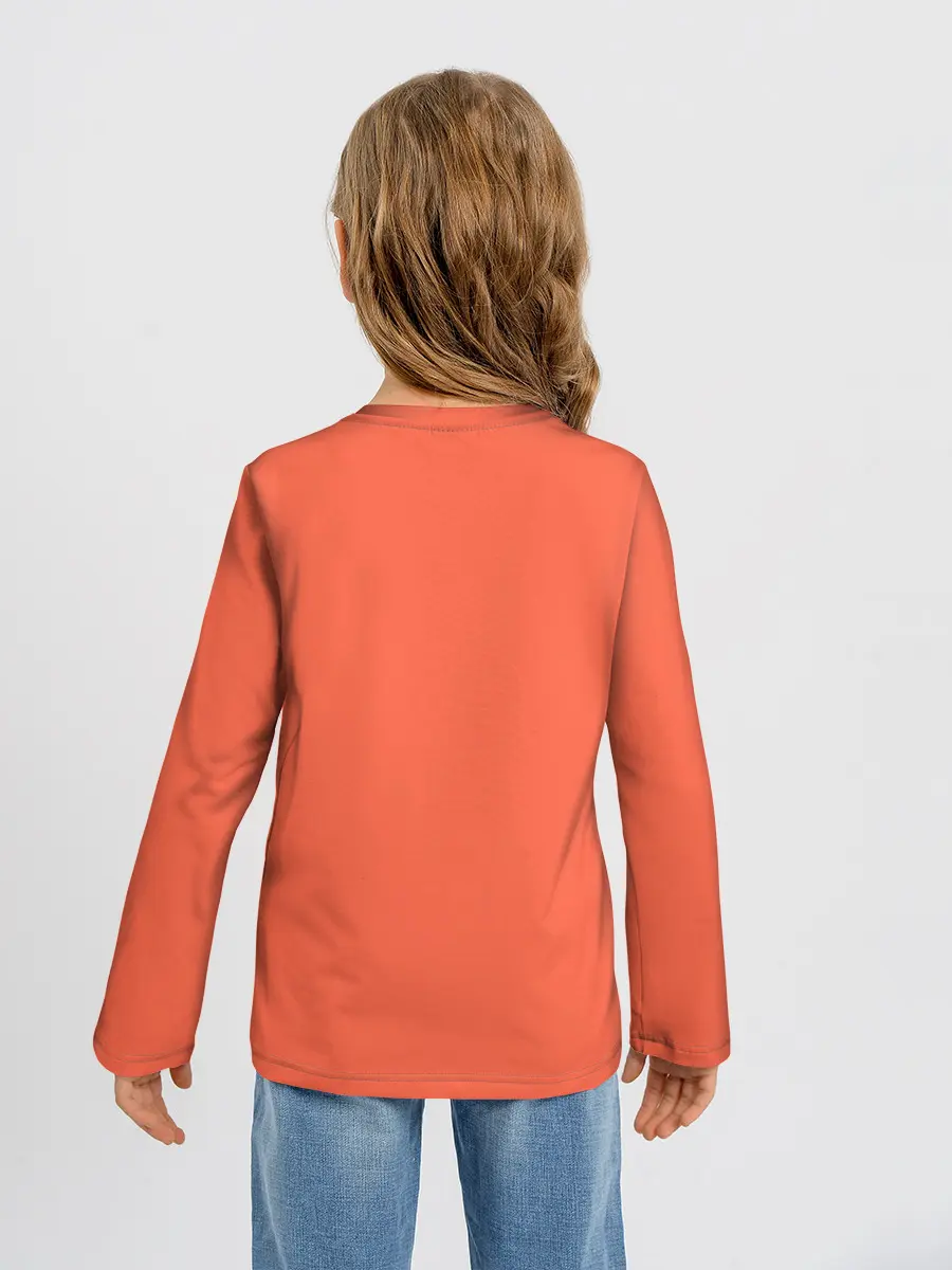 Детский лонгслив / панда-меломан