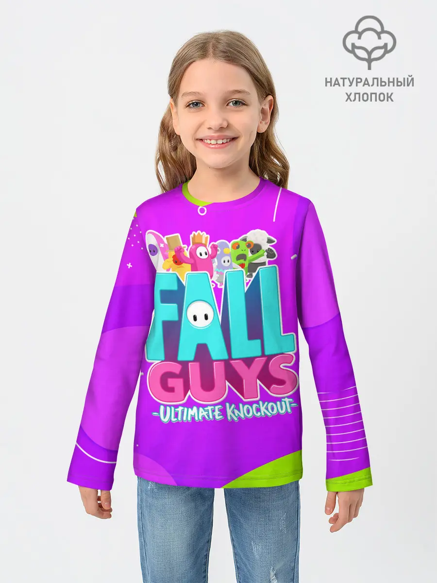 Детский лонгслив / Fall Guys