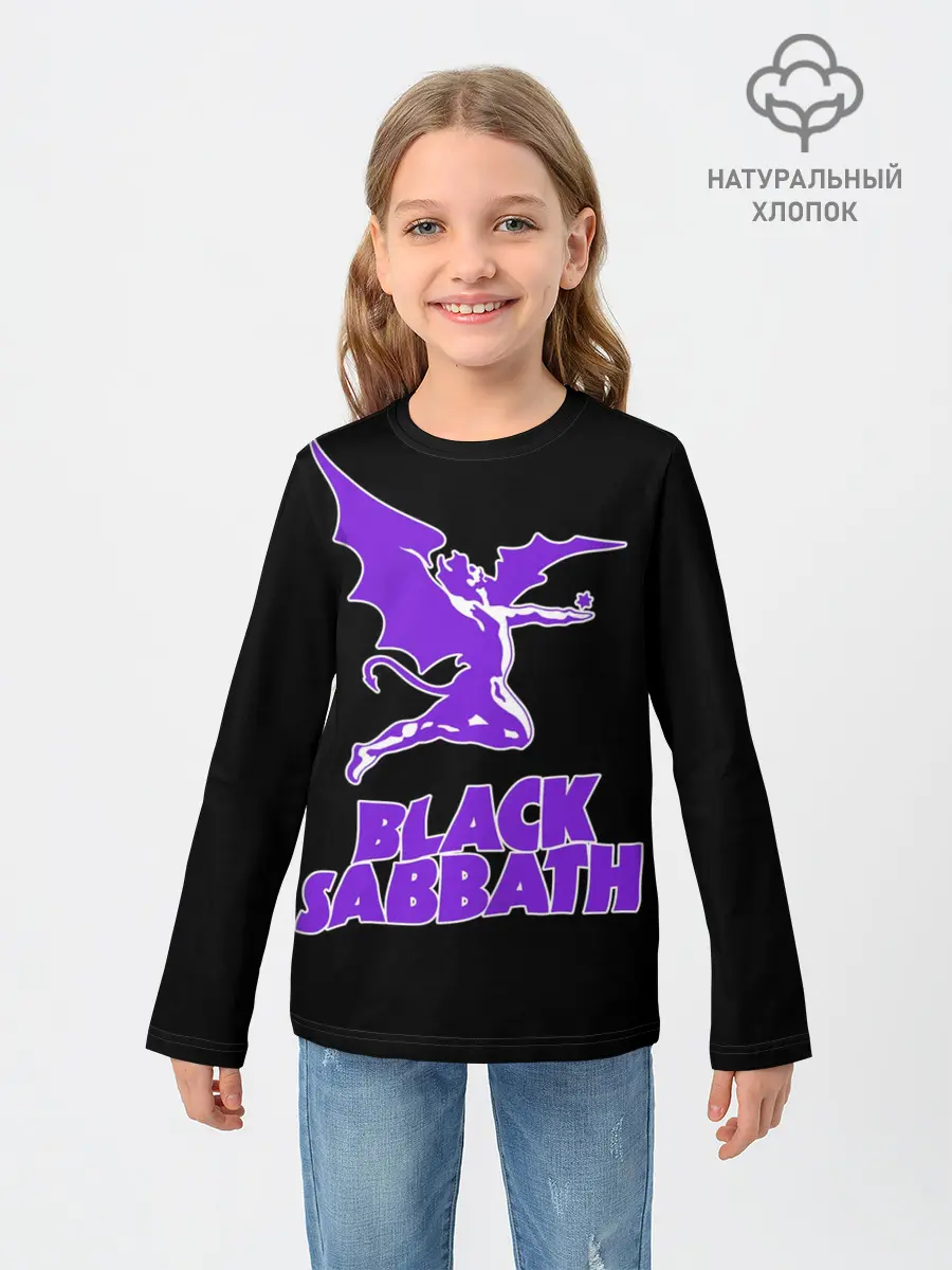 Детский лонгслив / Black Sabbath