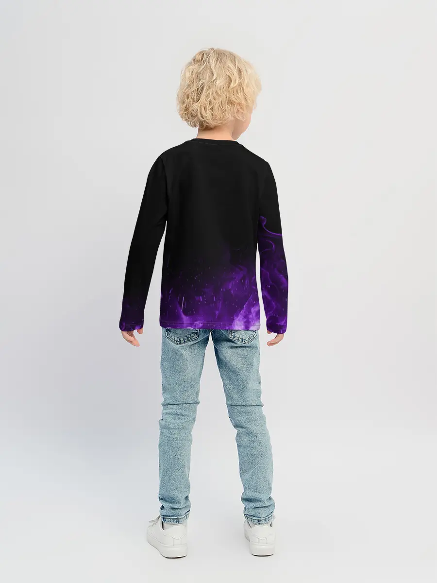 Детский лонгслив / Black Sabbath NEON