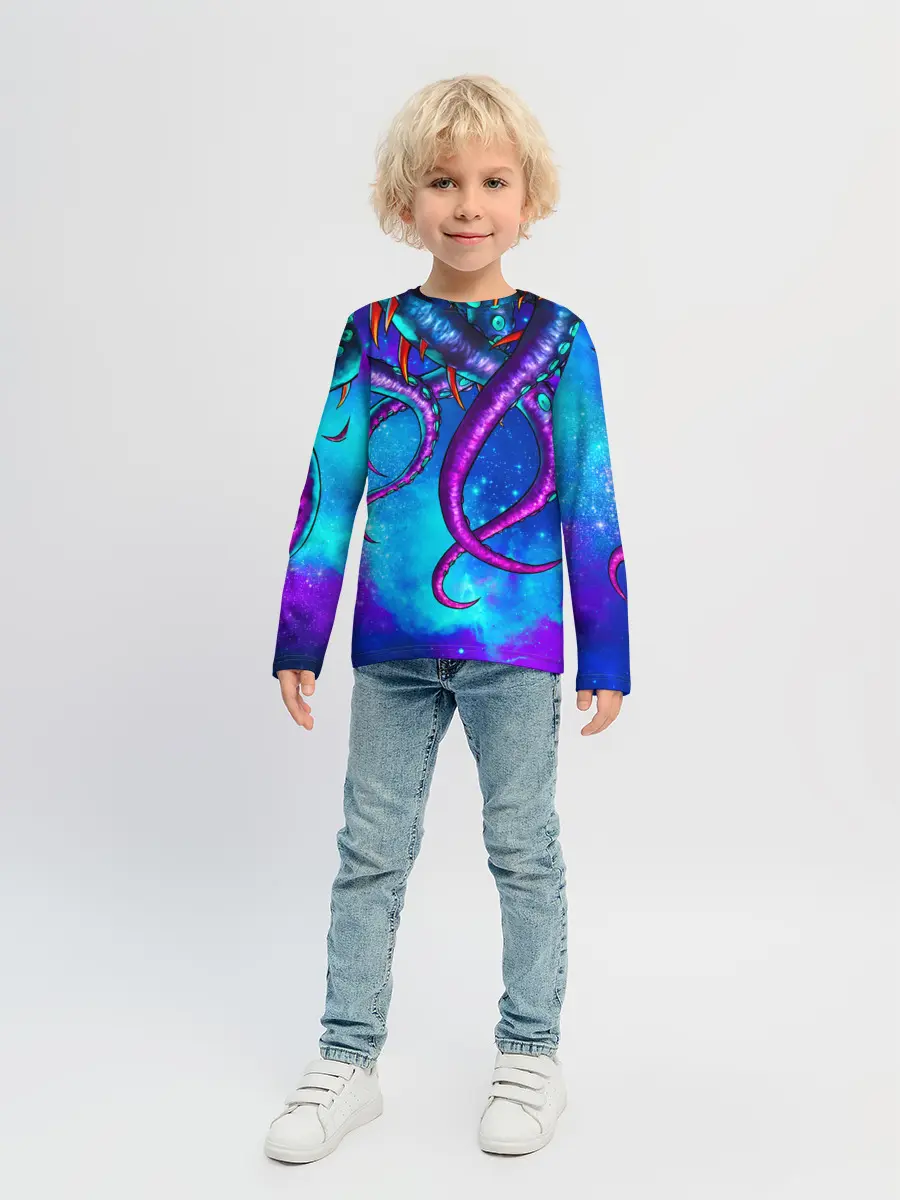 Детский лонгслив / Щупальца
