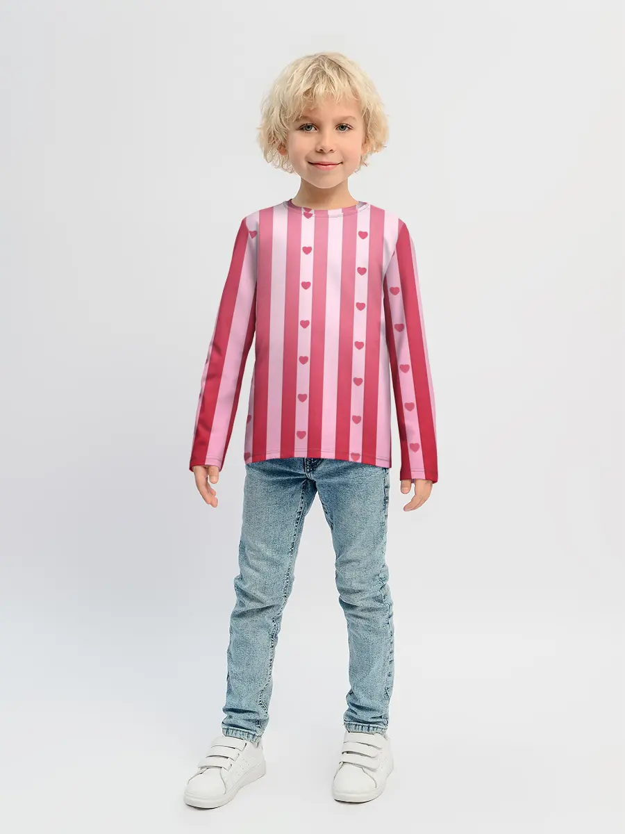 Детский лонгслив / Валентинова нежность