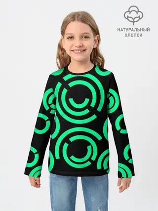 Детский лонгслив / Полукруг