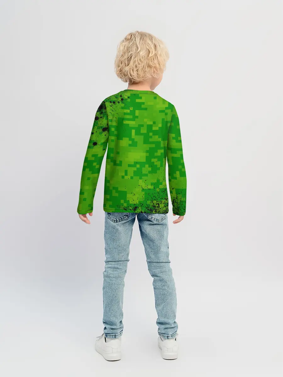 Детский лонгслив / MINECRAFT / МАЙНКРАФТ