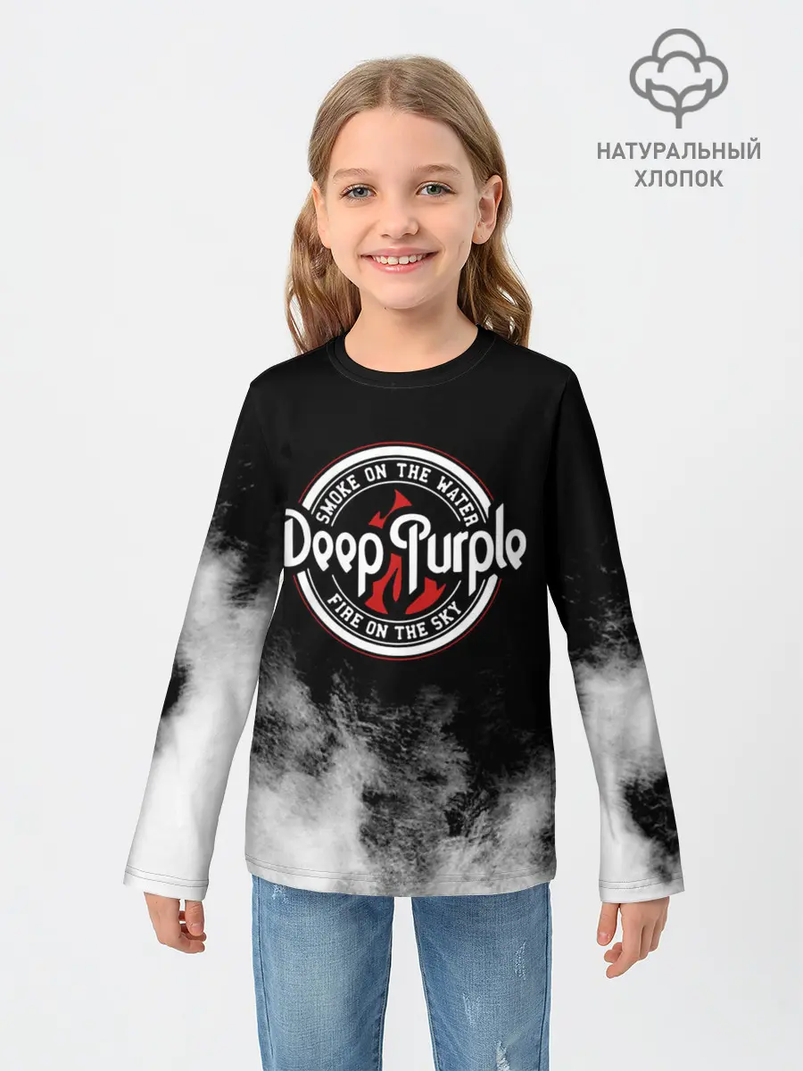 Детский лонгслив / Deep Purple