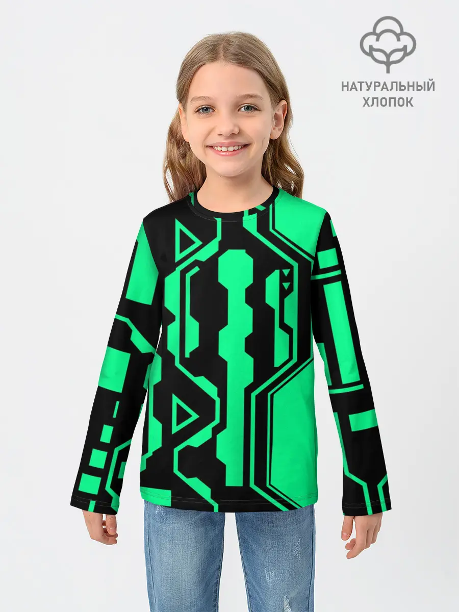 Детский лонгслив / КИБЕРПАНК