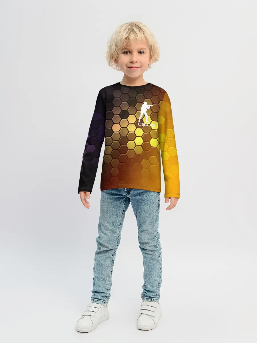 Детский лонгслив / CS GO | КС ГО