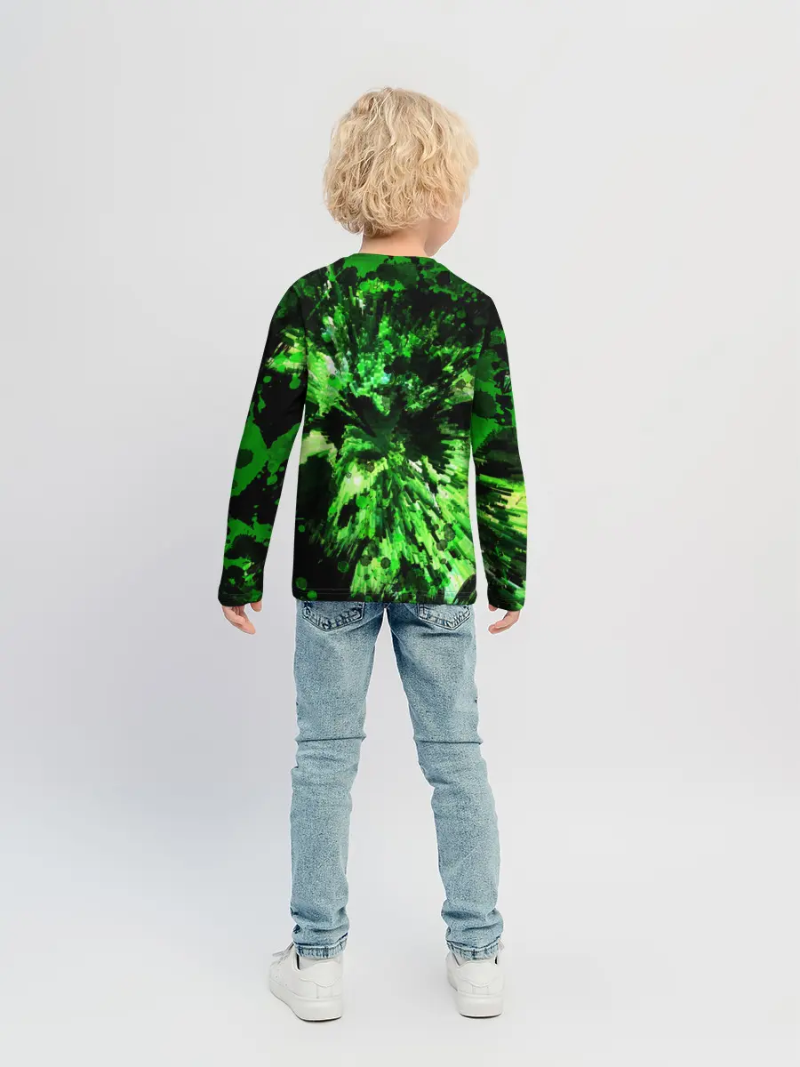 Детский лонгслив / Minecraft / Майнкрафт