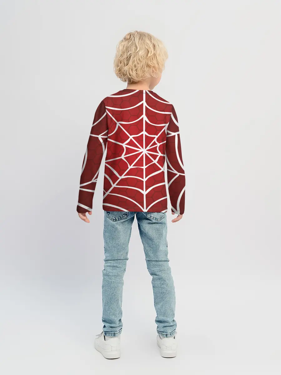 Детский лонгслив / Паутина