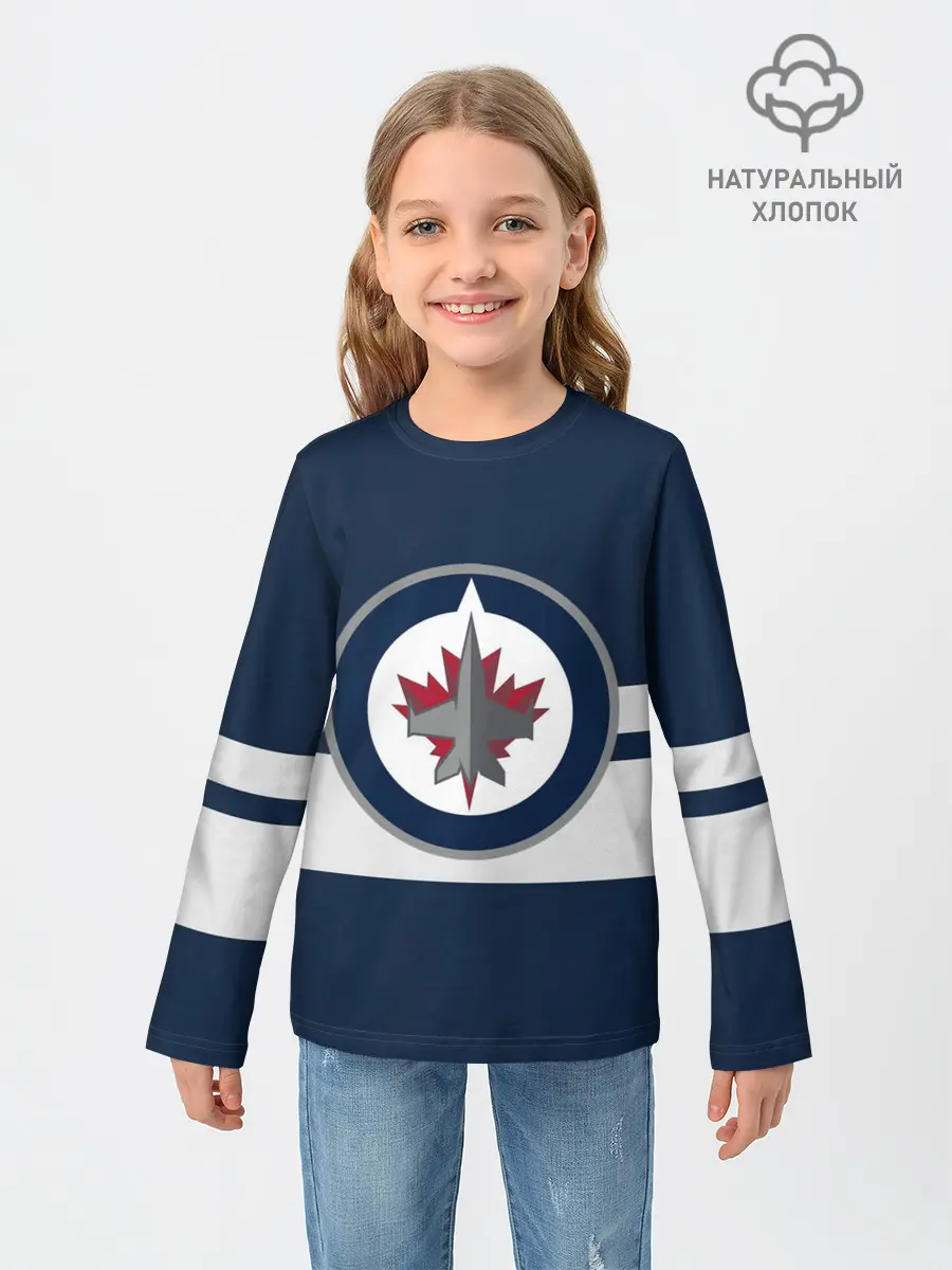 Детский лонгслив / ВИННИПЕГ ДЖЕТС НХЛ