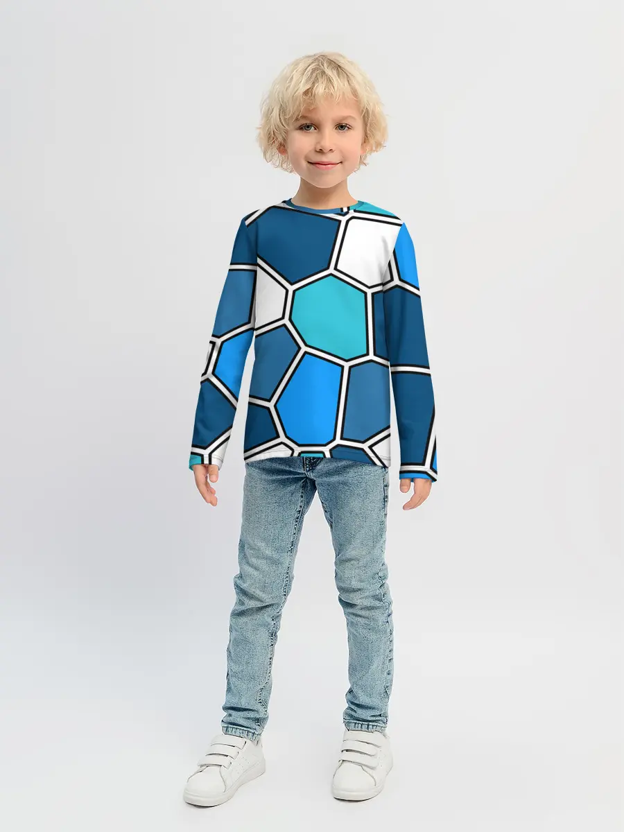 Детский лонгслив / Ледяной витраж