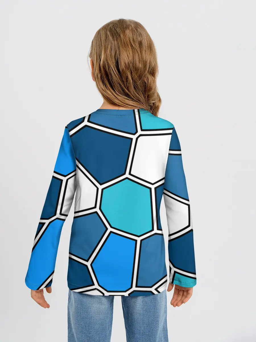 Детский лонгслив / Ледяной витраж