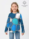Детский лонгслив / Ледяной витраж