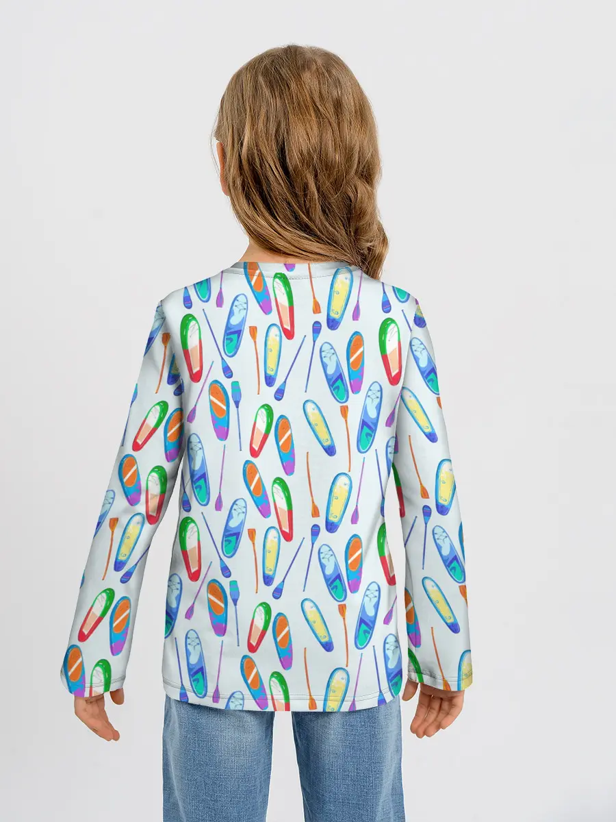 Детский лонгслив / доски для серфинга