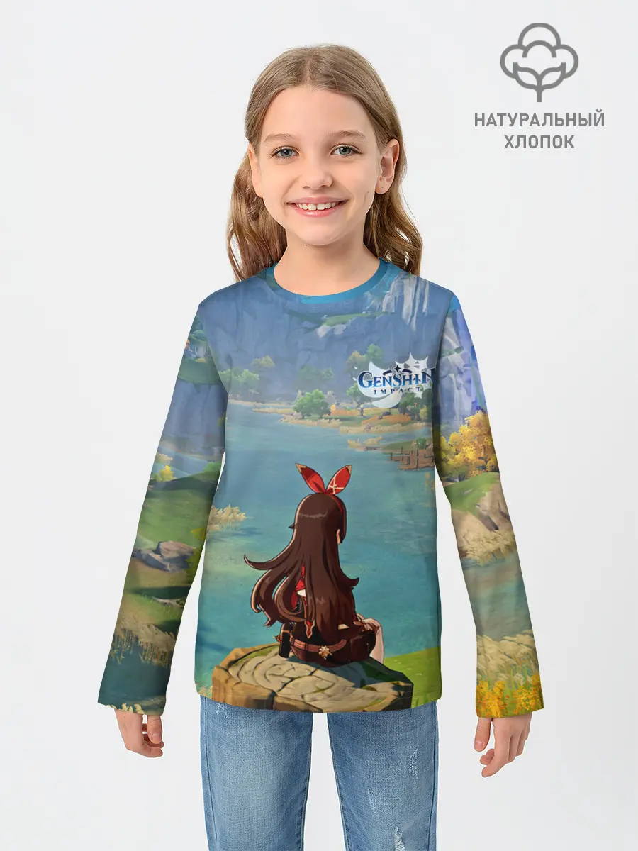 Детский лонгслив / Genshin Impact