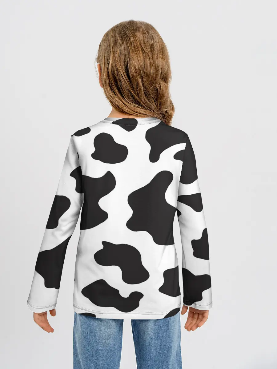 Детский лонгслив / COW PRINT
