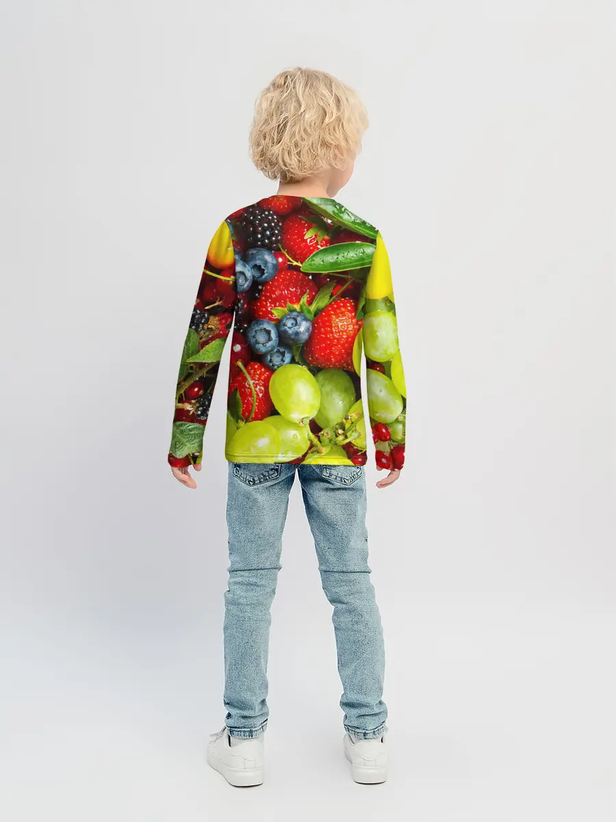 Детский лонгслив / Фруктовый рай