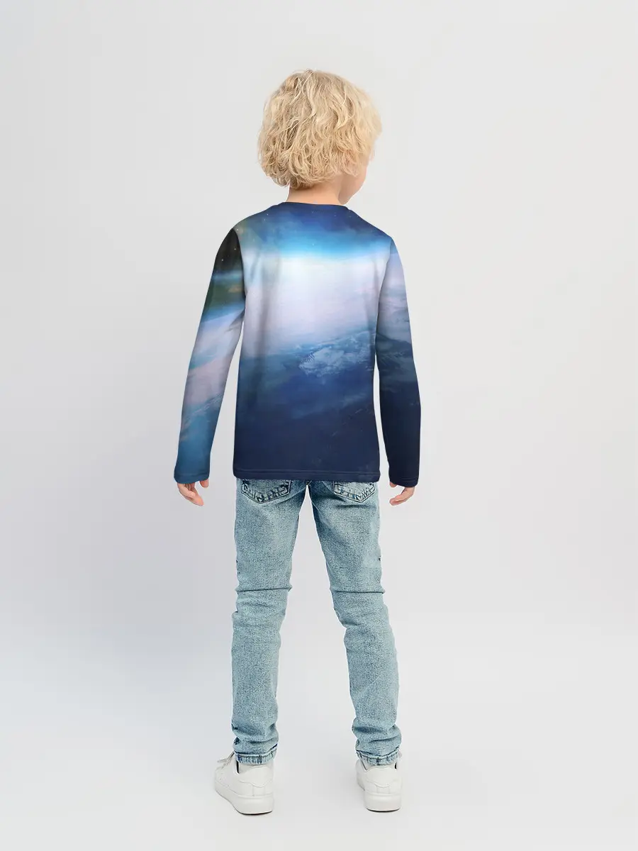 Детский лонгслив / Планета Земля