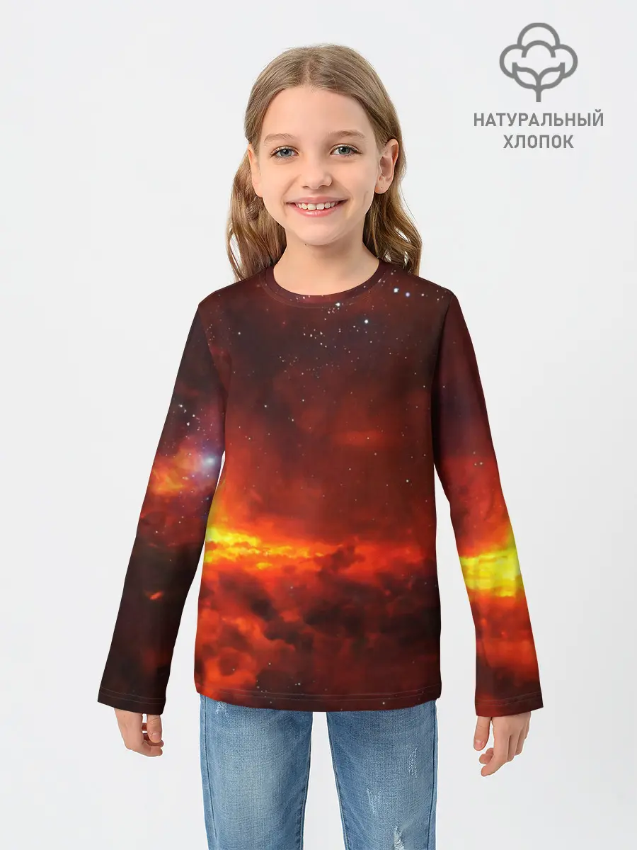 Детский лонгслив / Марс