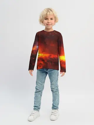 Детский лонгслив / Марс