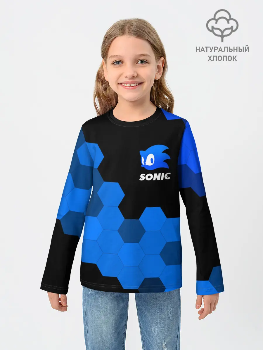 Детский лонгслив / СОНИК / SONIC