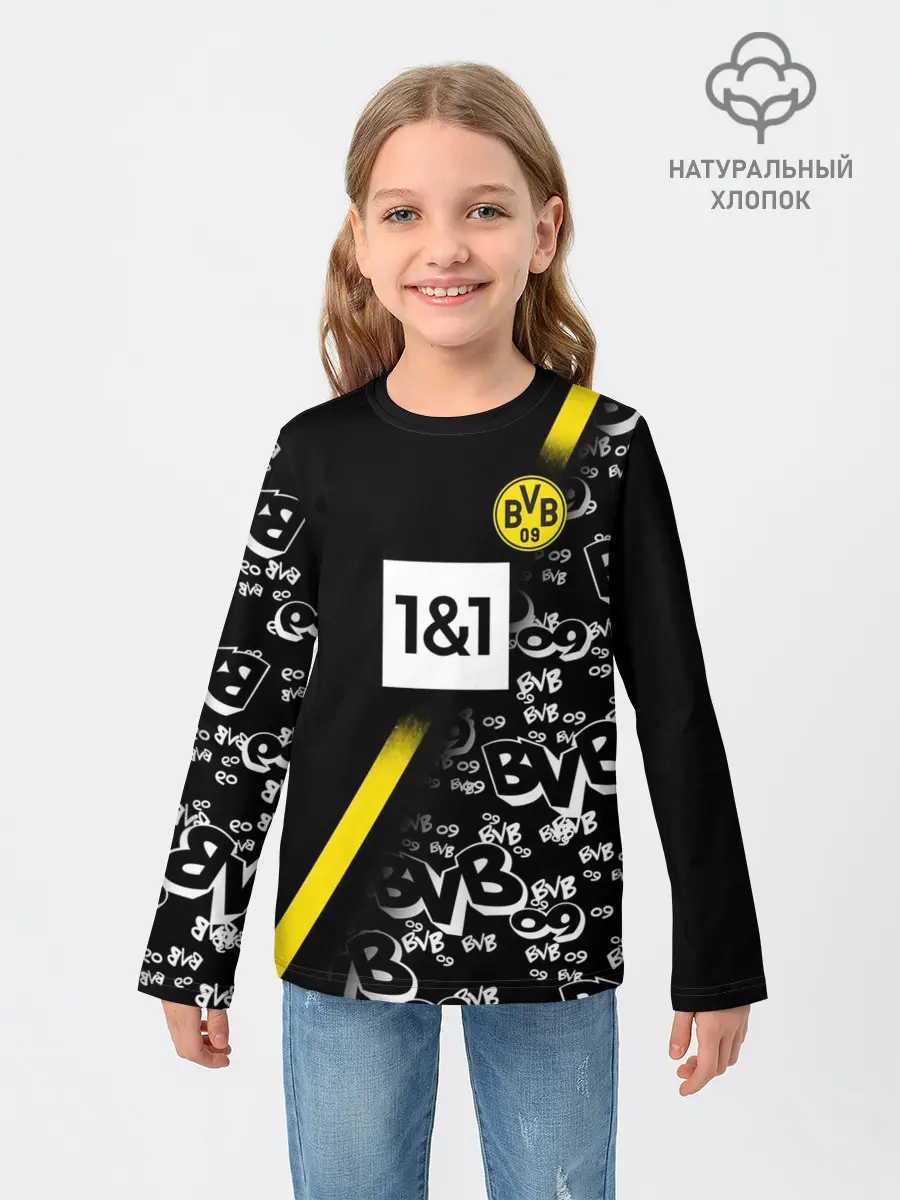 Детский лонгслив / Dortmund 2020/2021 ФОРМА