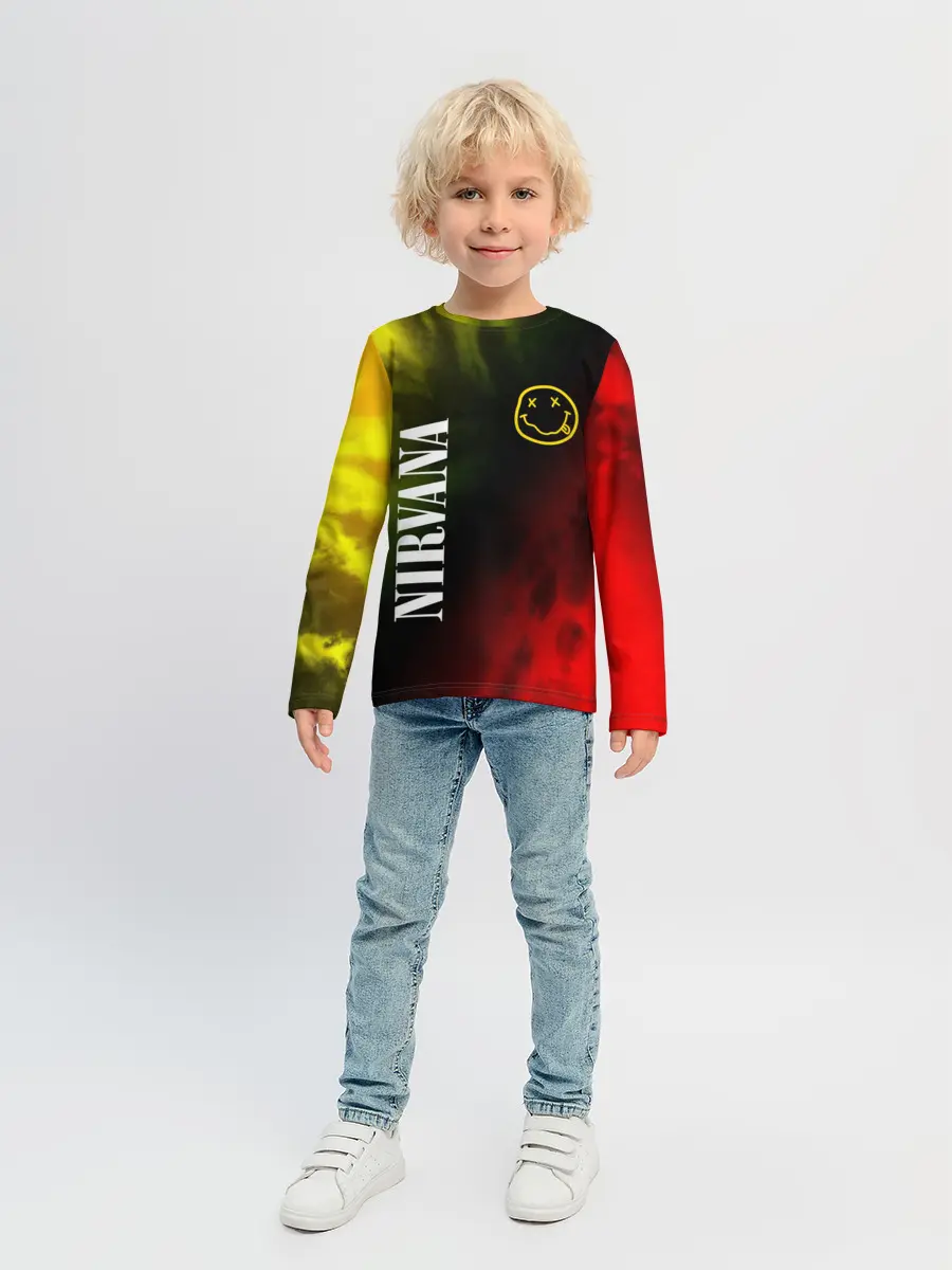 Детский лонгслив / NIRVANA / НИРВАНА