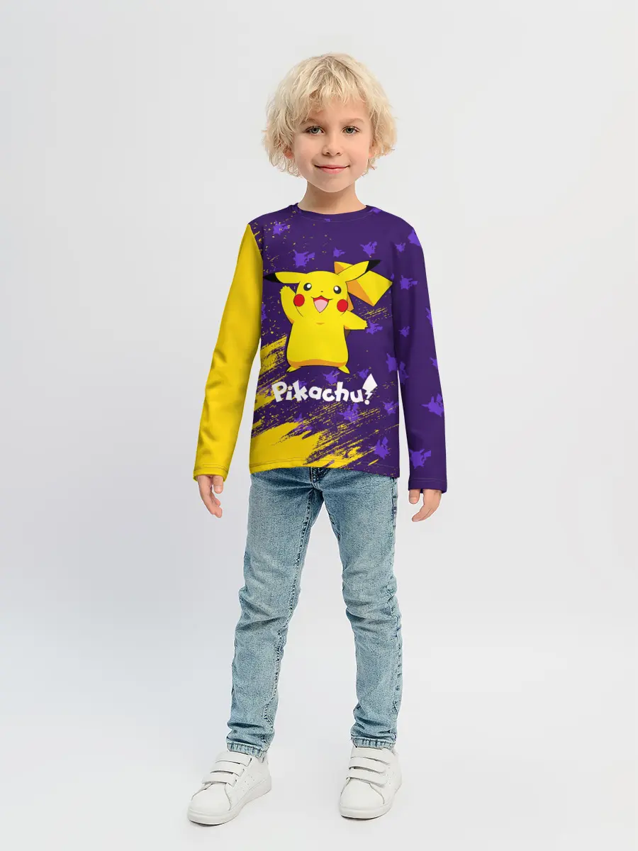 Детский лонгслив / ПИКАЧУ / PIKACHU