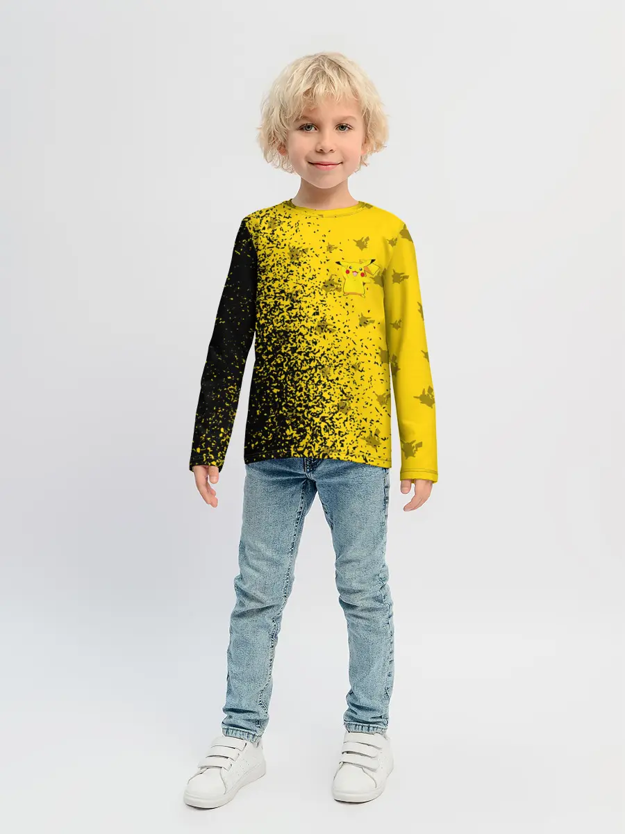 Детский лонгслив / ПИКАЧУ / PIKACHU