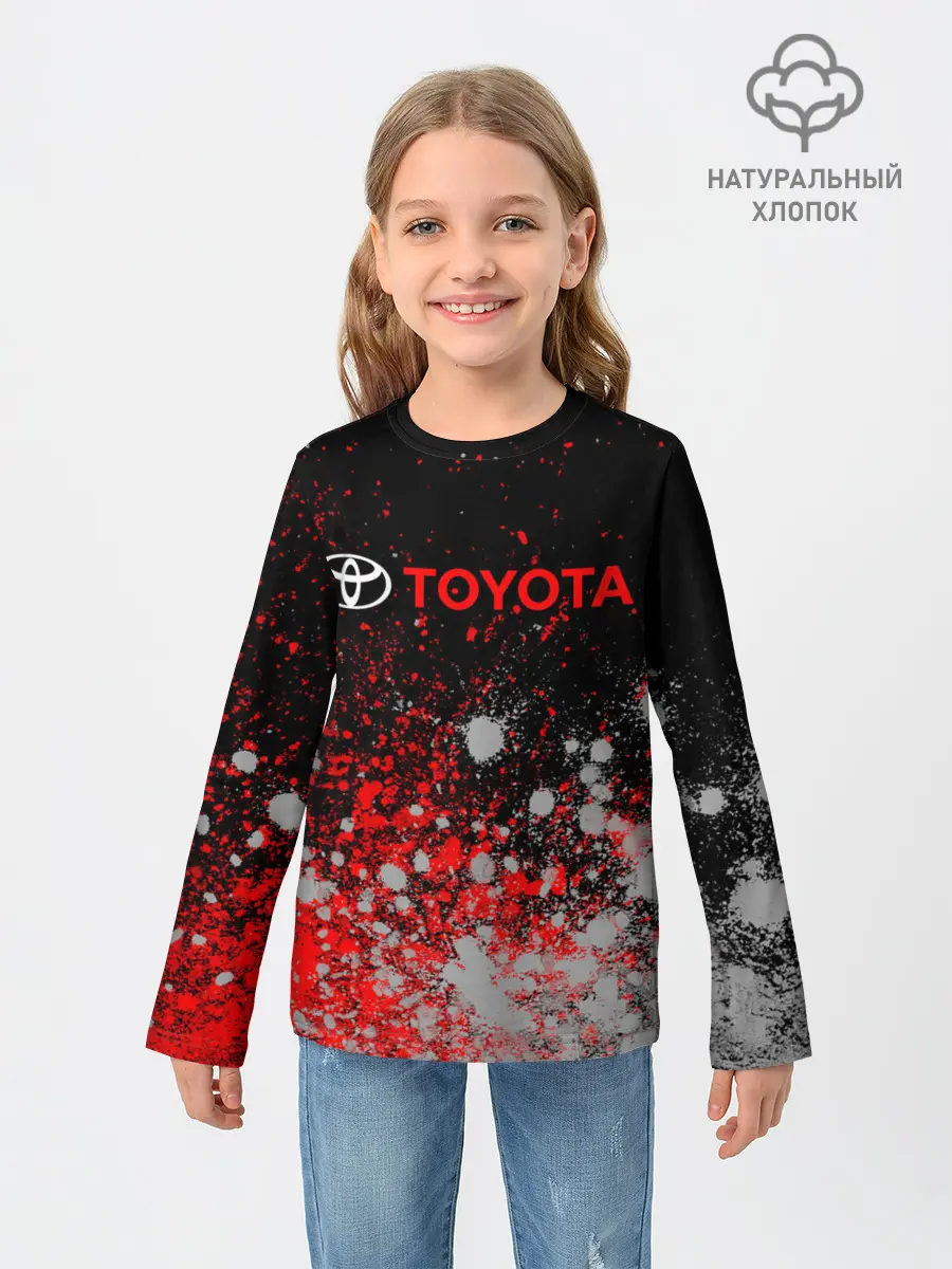 Детский лонгслив / TOYOTA / ТОЙОТА