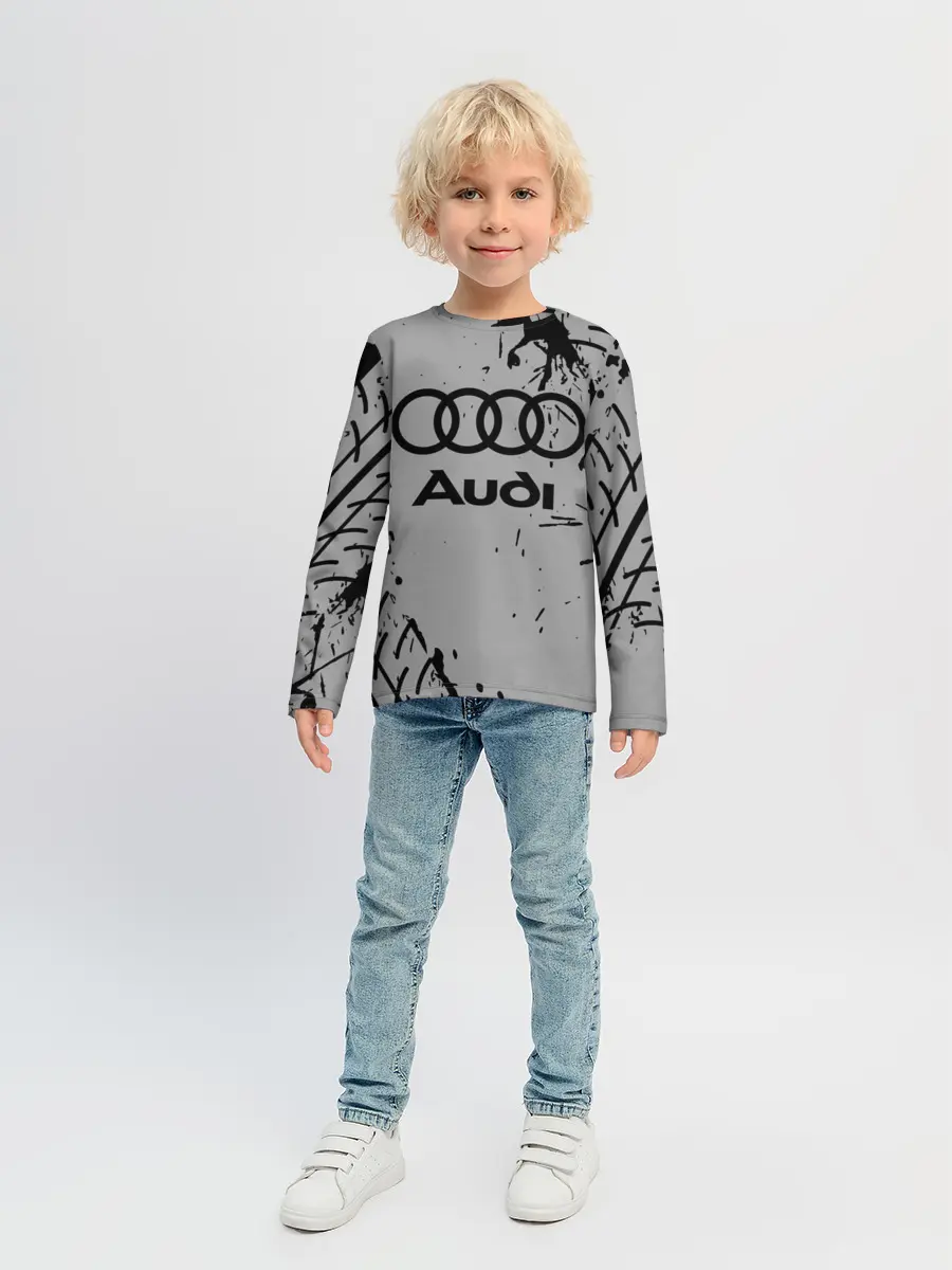 Детский лонгслив / AUDI / АУДИ