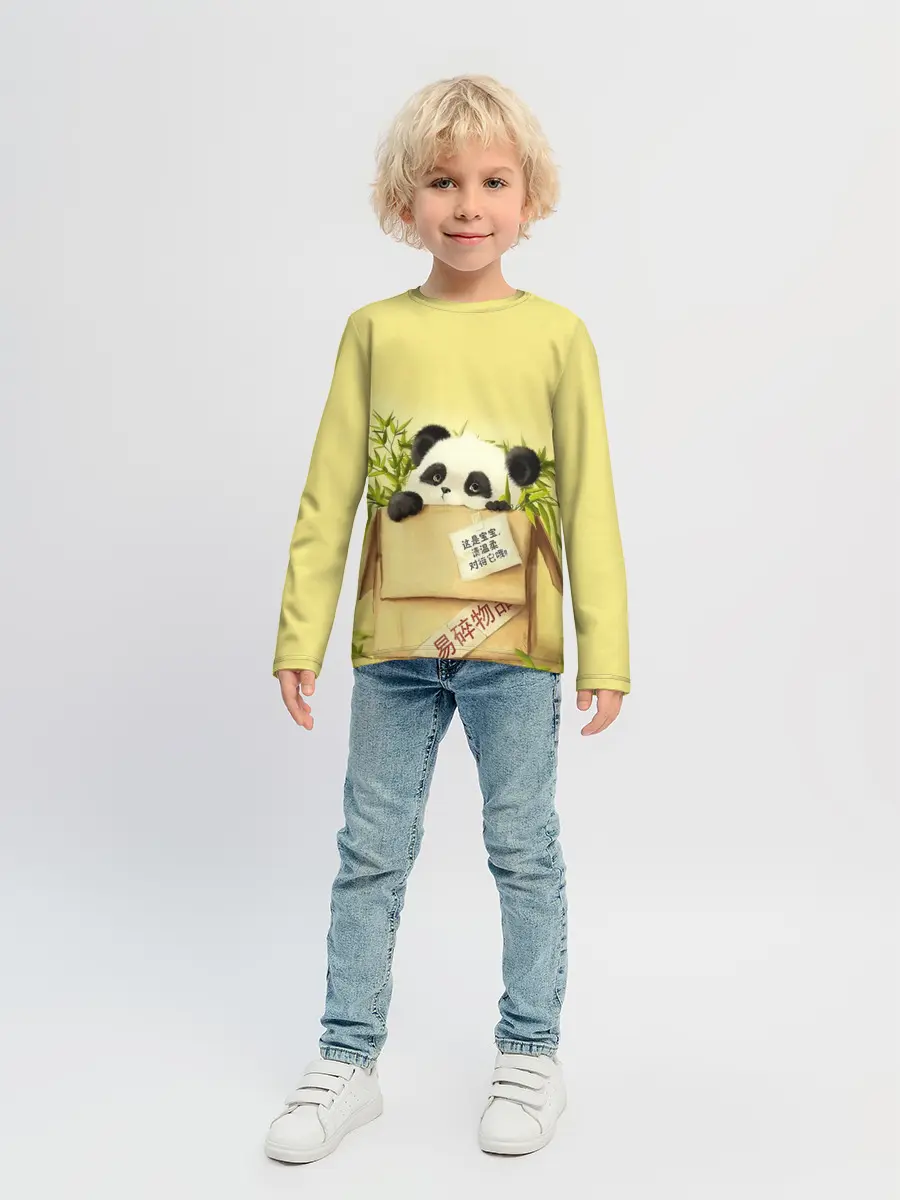 Детский лонгслив / Заказывали Панду? ?