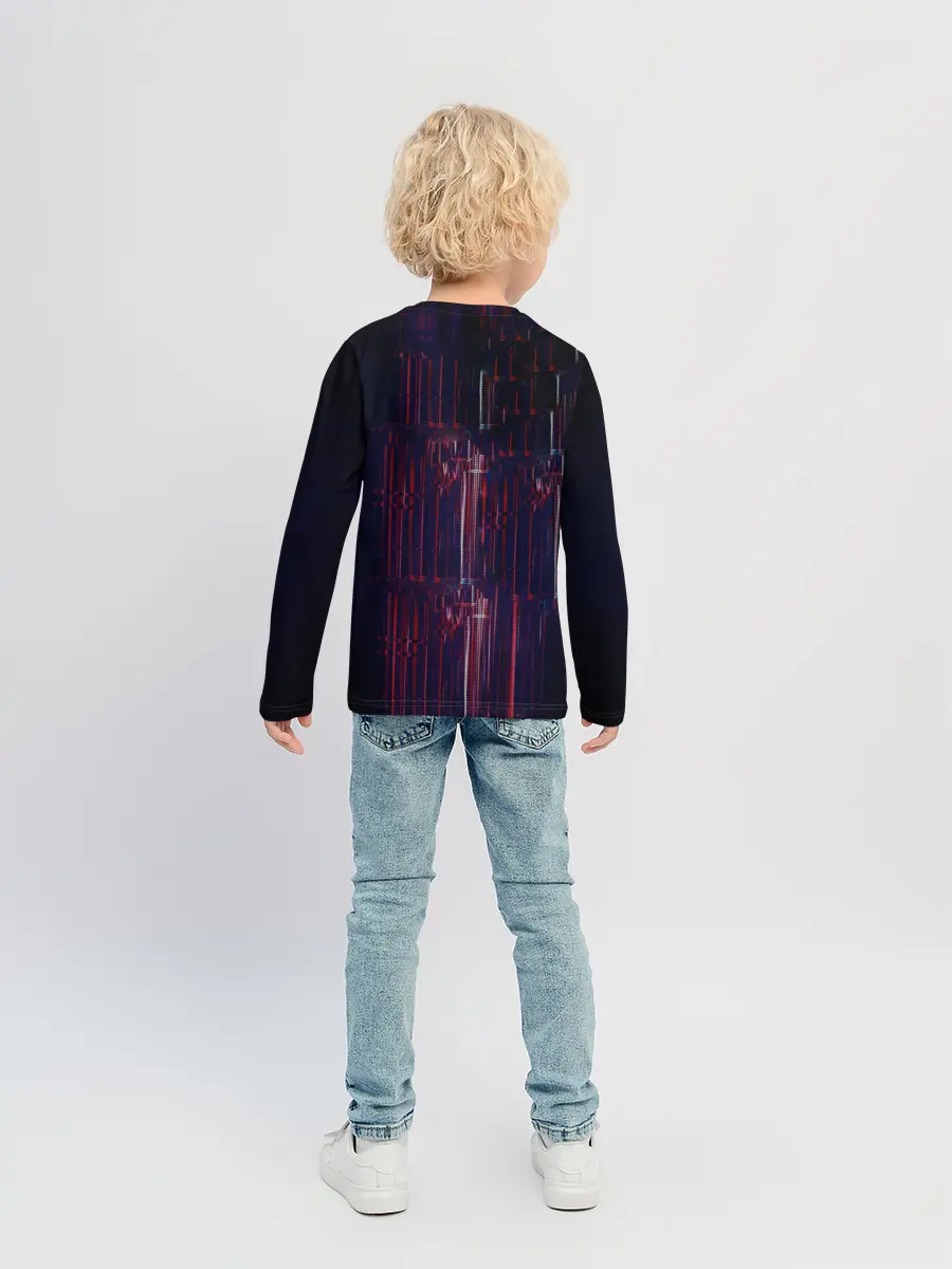 Детский лонгслив / Череп