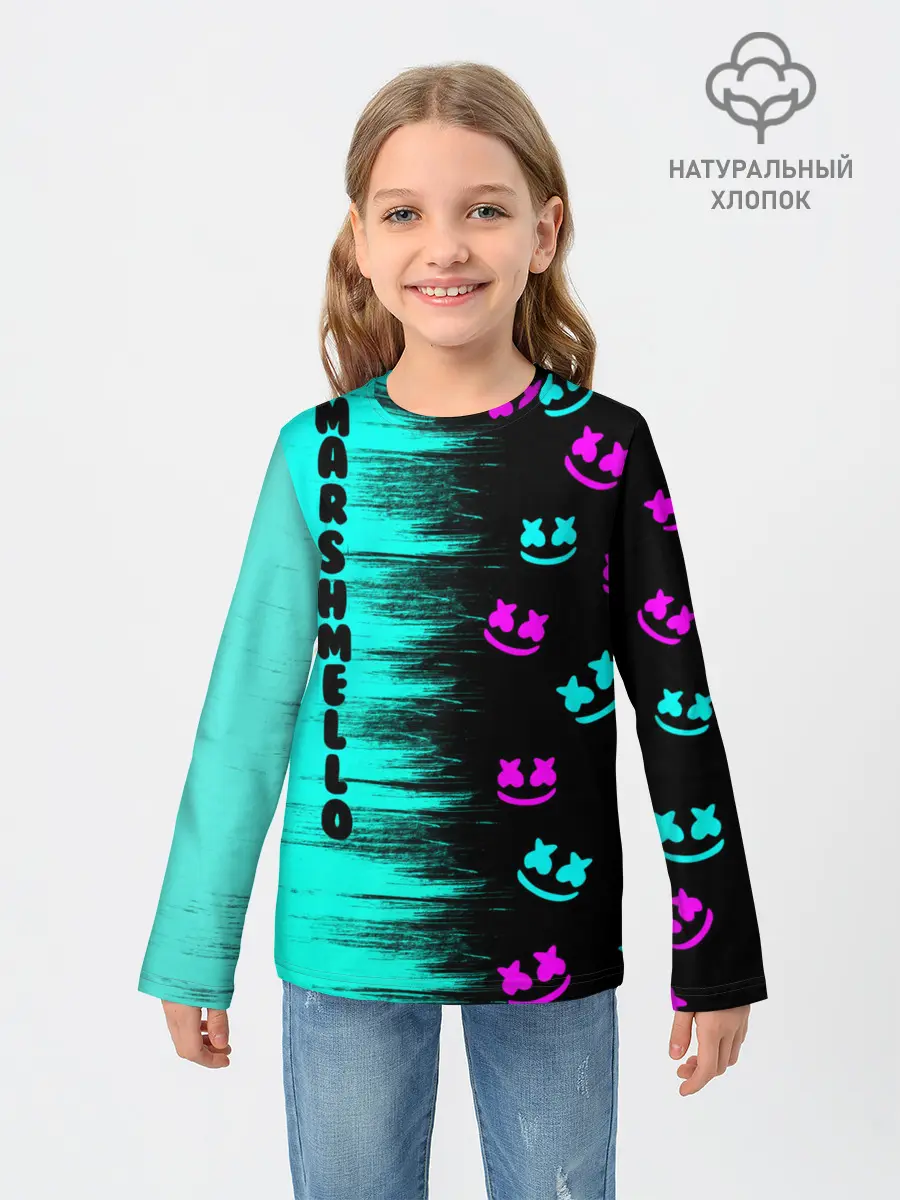 Детский лонгслив / Marshmello