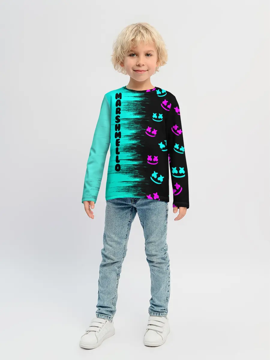 Детский лонгслив / Marshmello