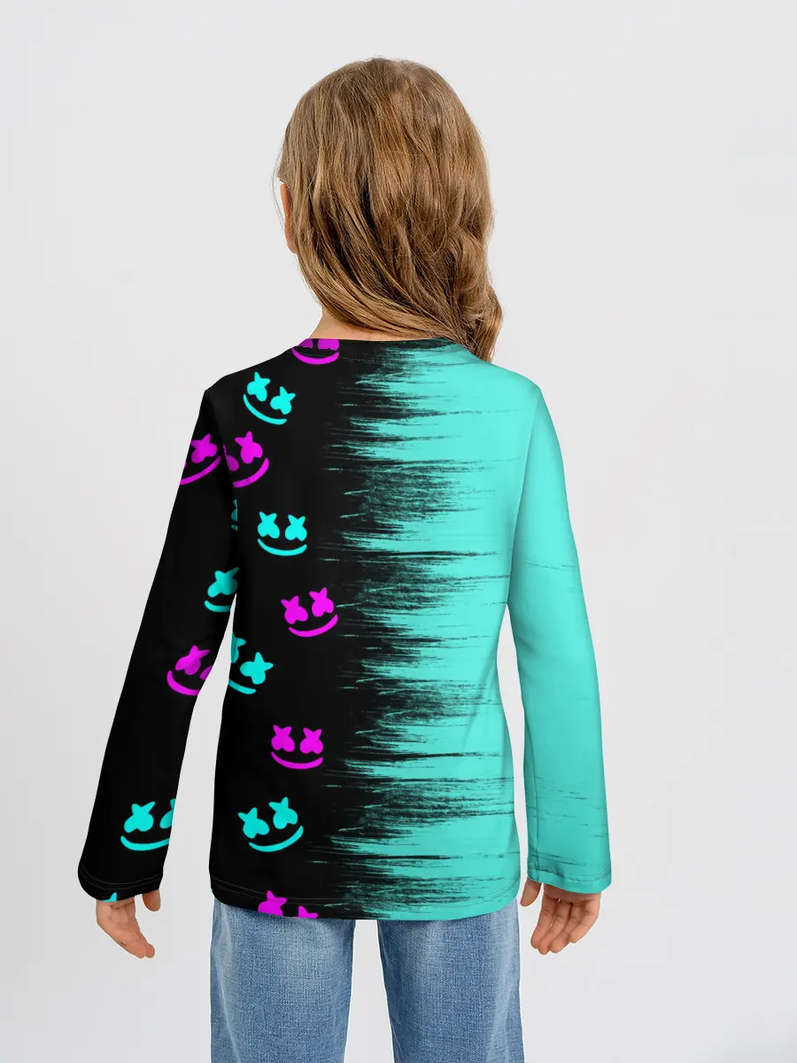 Детский лонгслив / Marshmello