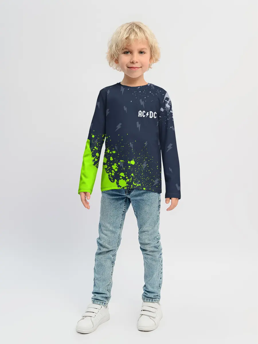 Детский лонгслив / AC DС