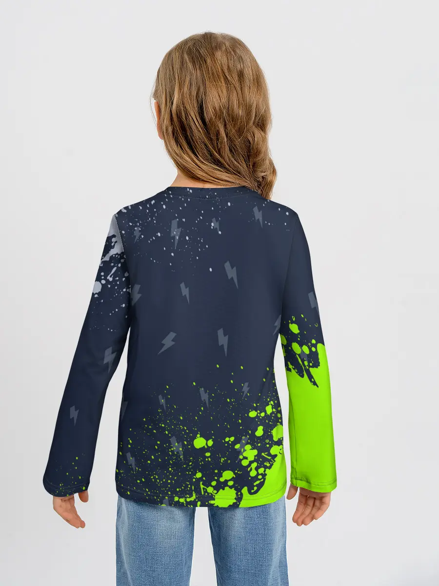 Детский лонгслив / AC DС