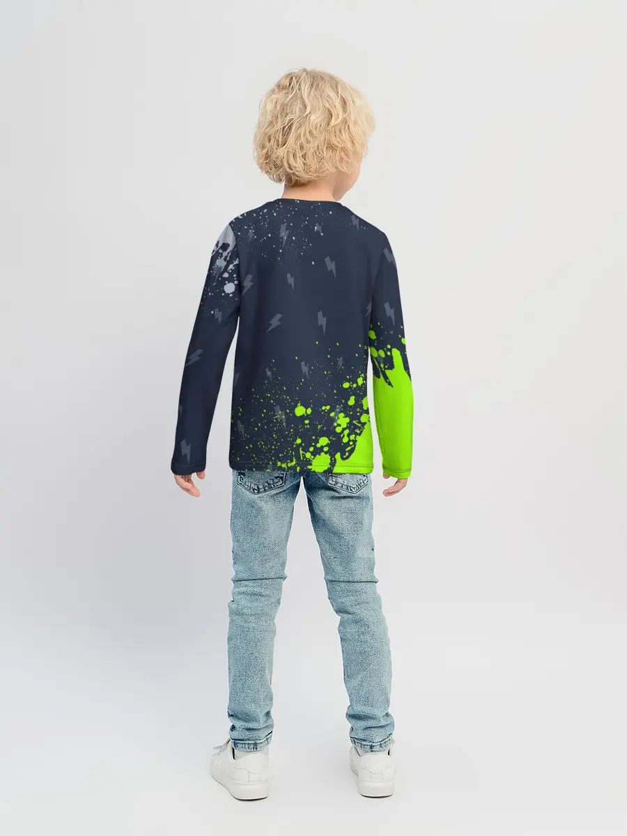 Детский лонгслив / AC DС