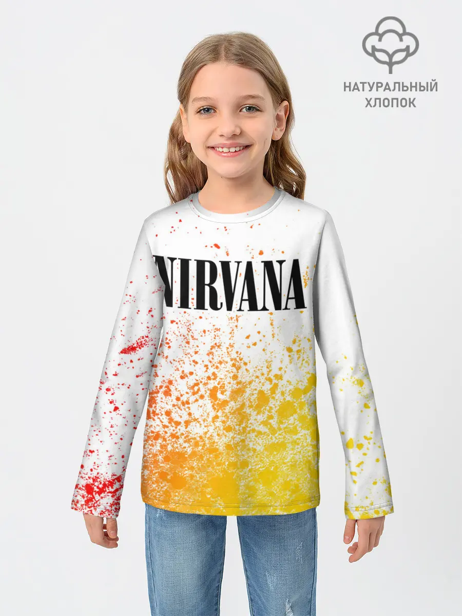 Детский лонгслив / NIRVANA / НИРВАНА