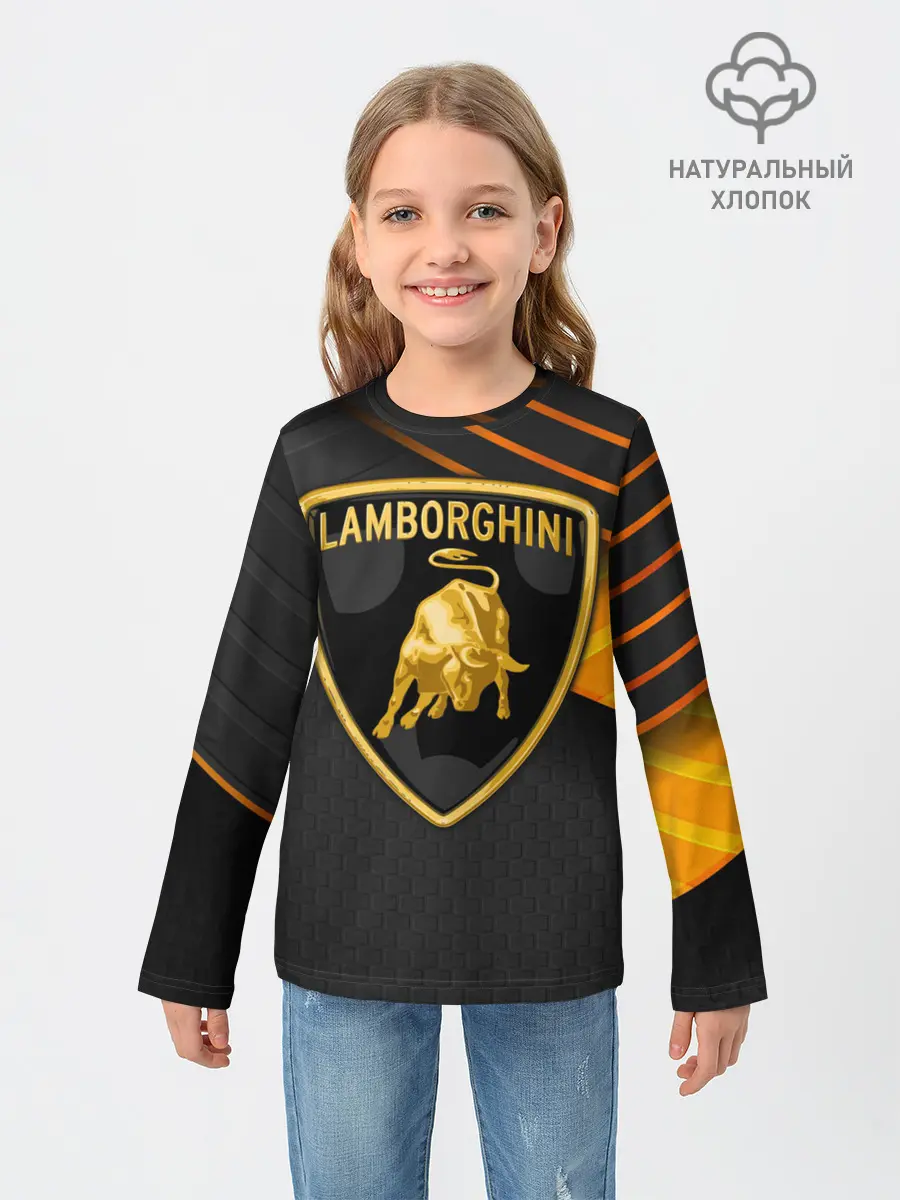 Детский лонгслив / Lamborghini