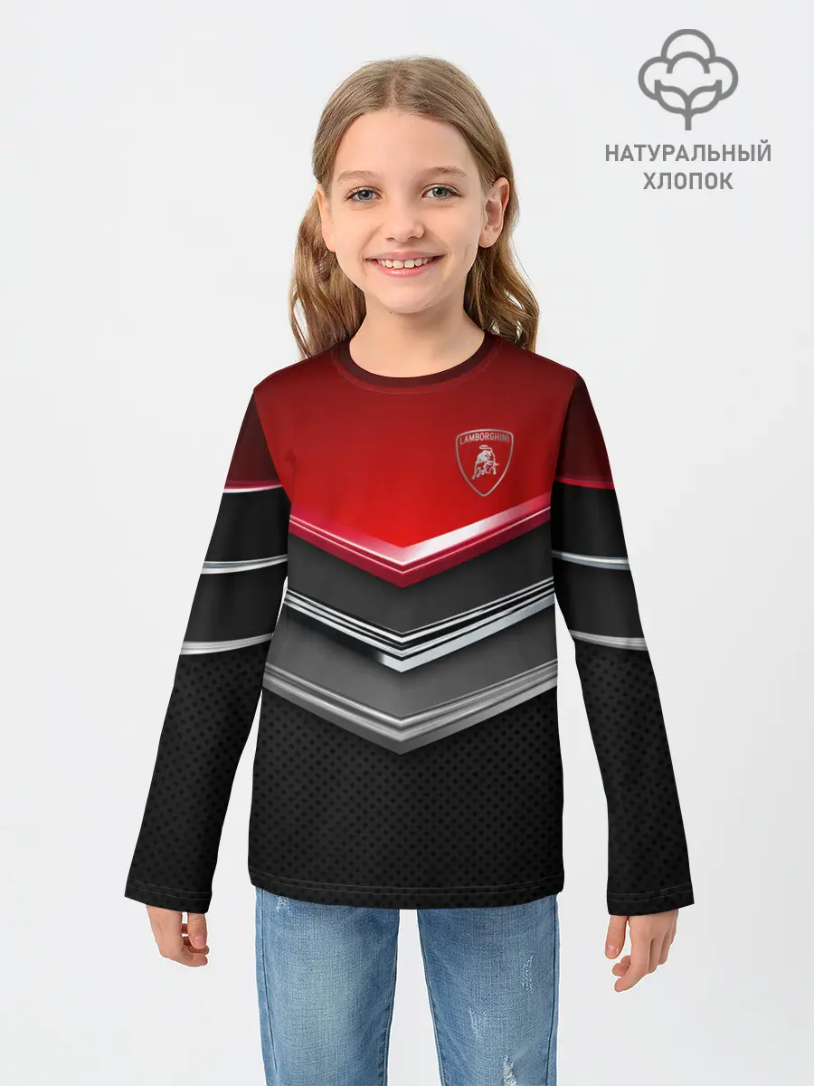Детский лонгслив / Lamborghini