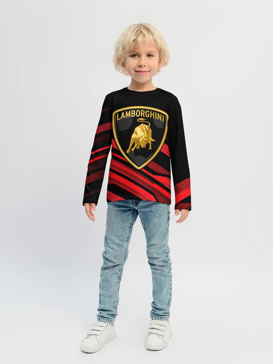 Детский лонгслив / Lamborghini