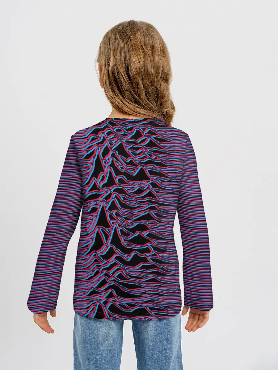 Детский лонгслив / Joy Division Glitch