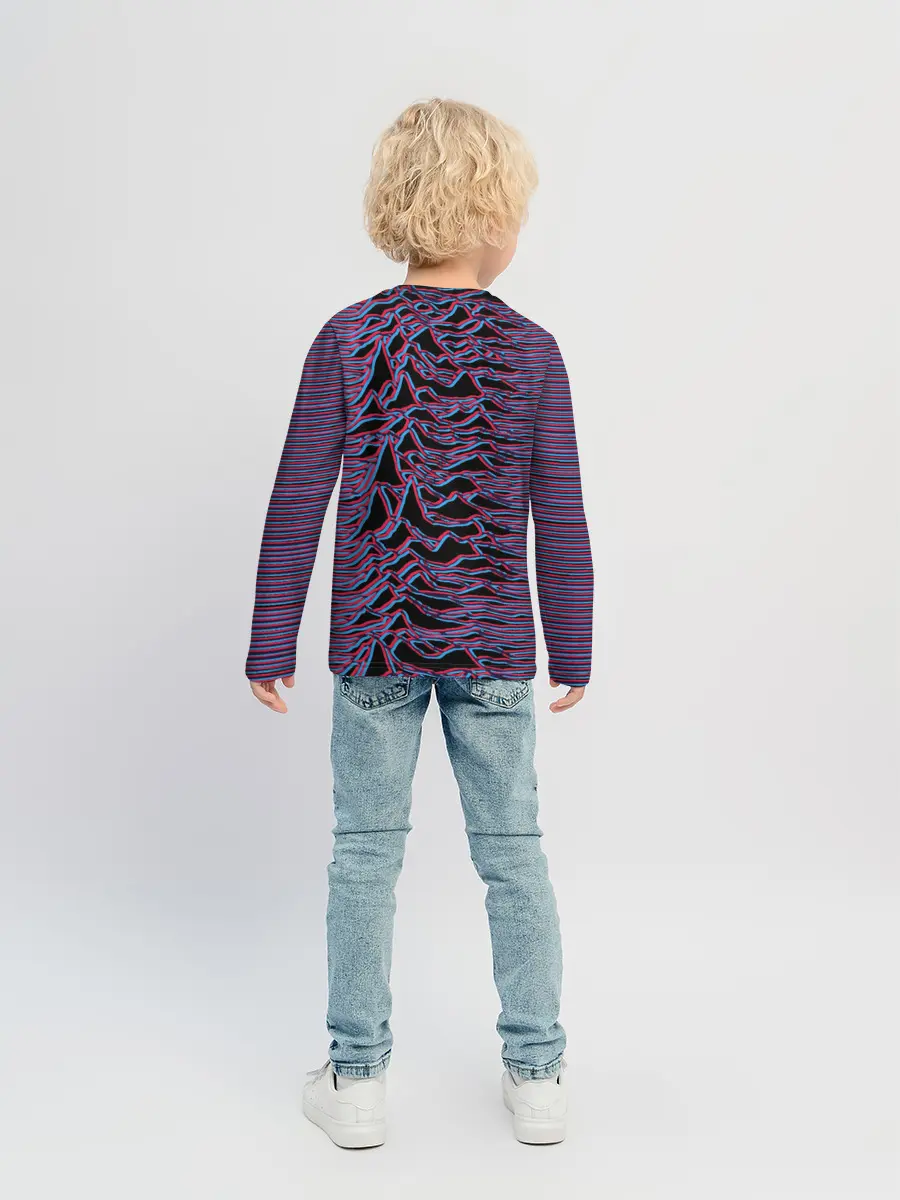 Детский лонгслив / Joy Division Glitch