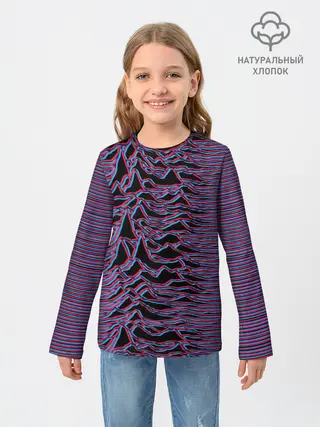 Детский лонгслив / Joy Division Glitch