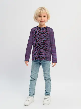 Детский лонгслив / Joy Division Glitch